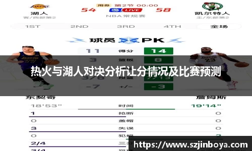 热火与湖人对决分析让分情况及比赛预测